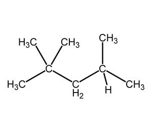 Chemical structure-gasoline-c8h18